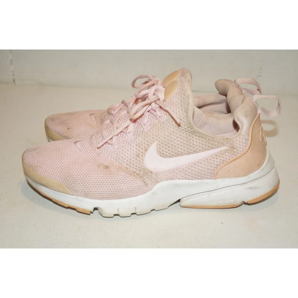 Nike Air Presto Fly Prism Girls Pink White Sneakers Shoes 913967-600 Size 6Y